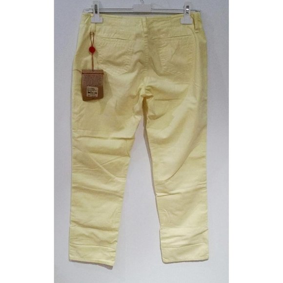$174 TRUE RELIGION  JEANS Daffodil YELLOW Jordan BOYFRIEND Button Fly PANTS (26) - Picture 2 of 2